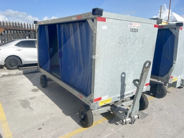 Baggage Carts Closed Iscar BCL-8 Galvanized