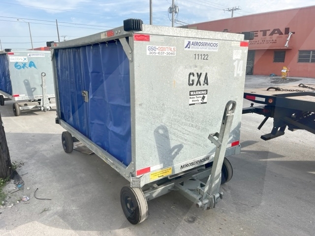 Baggage Carts Closed Iscar BCL-8 Galvanized 2021