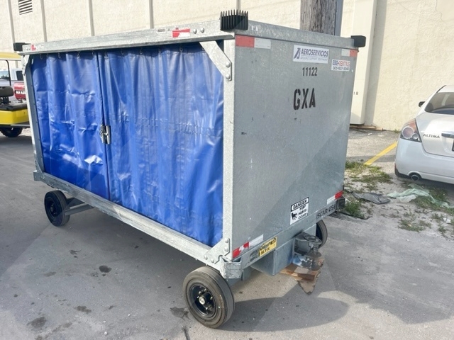 Baggage Carts Closed Iscar BCL-8 Galvanized 2021