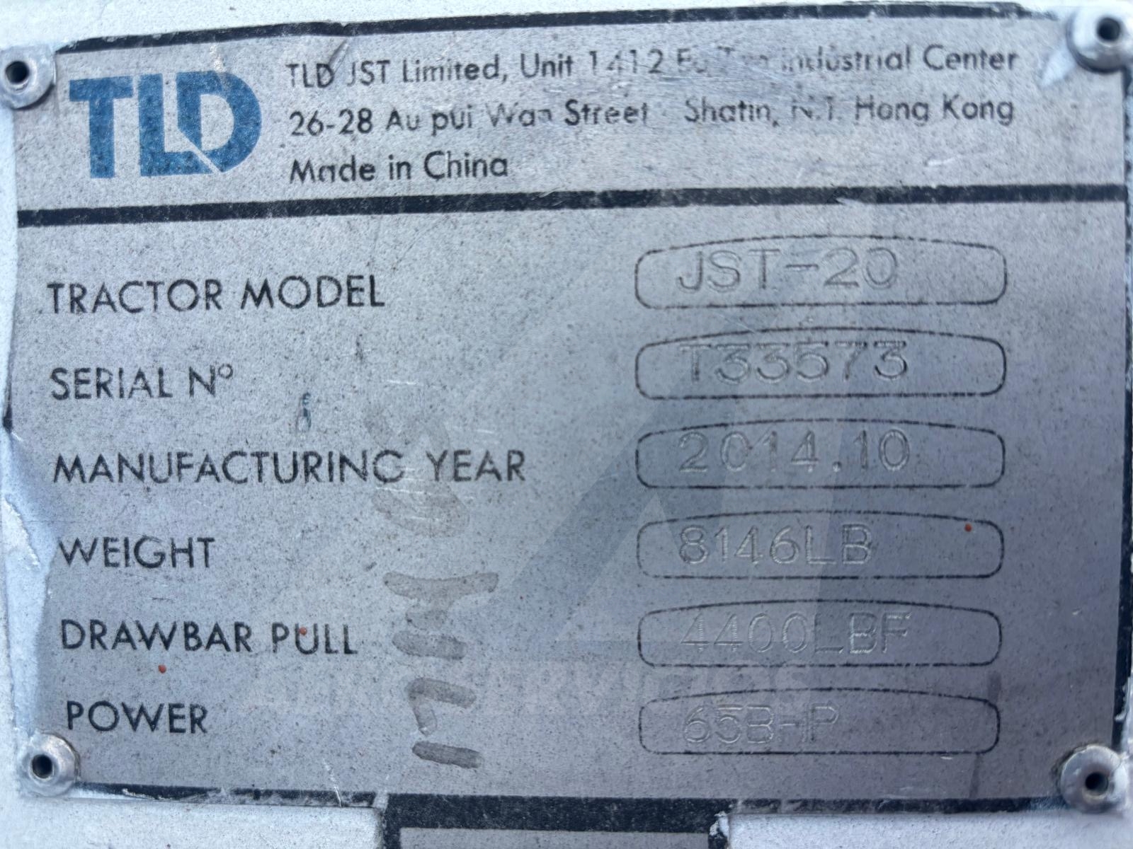 Baggage Tractor TLD JST-20