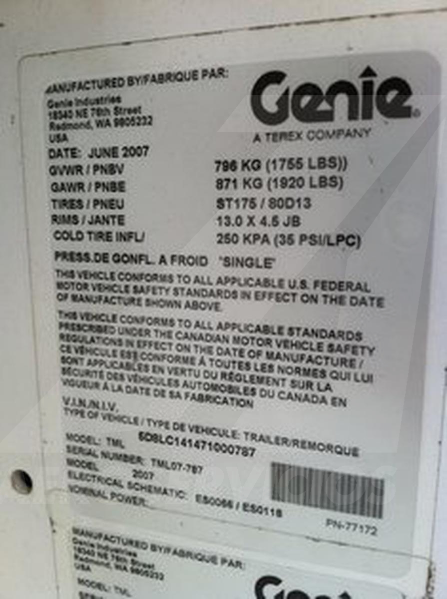 Light Tower Genie TML-4000N