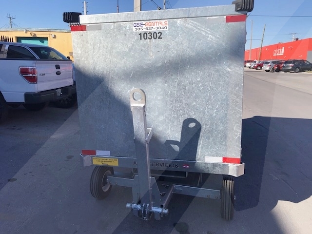 Baggage Carts Closed Iscar BCL-8 Galvanized