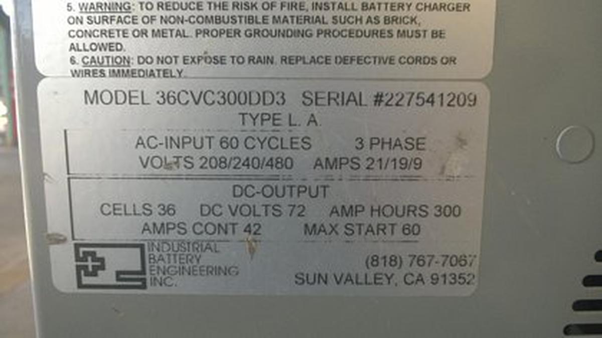 N/A Industrial Battery Engin 36CVC300DD3
