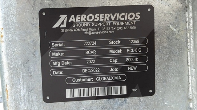 Baggage Carts Closed Iscar BCL-8 Galvanized 2022