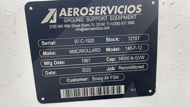 Push Back Tractor NMC/WOLLARD 140-12