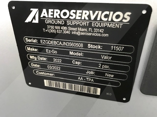 EZ-GO Valor Gas Golf Cart