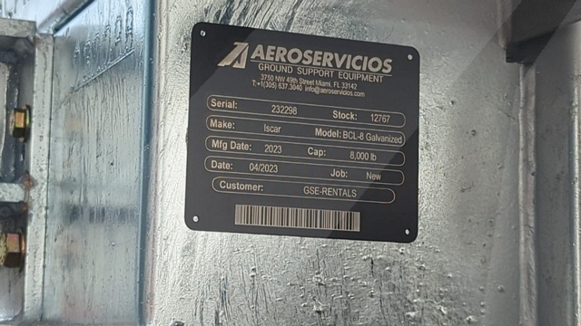 Baggage Carts Closed Iscar BCL-8 Galvanized 2023