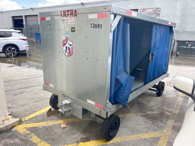 Baggage Carts Closed Iscar BCL-8 Galvanized 2023