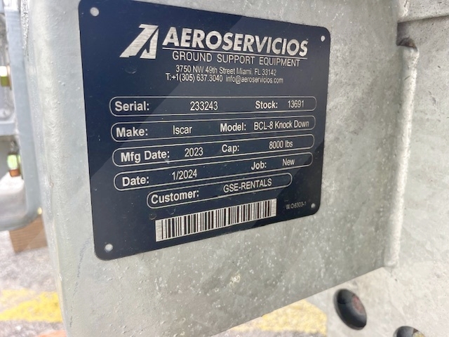 Baggage Carts Closed Iscar BCL-8 Galvanized 2023