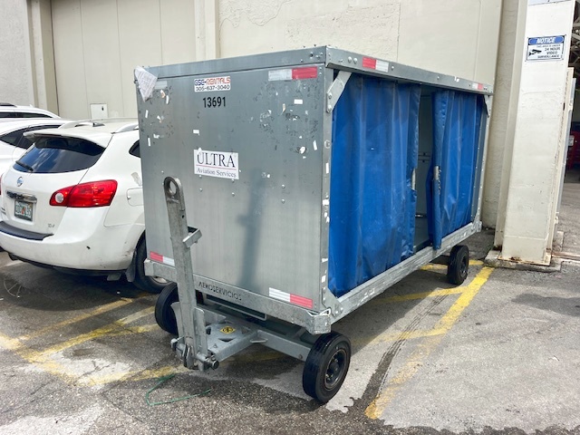 Baggage Carts Closed Iscar BCL-8 Galvanized 2023