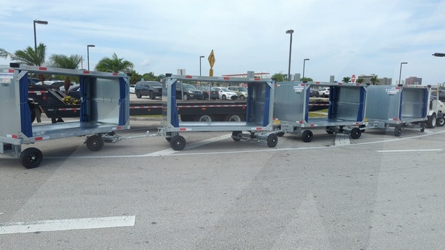 Baggage Carts Closed Iscar BCL-8 Galvanized 2023