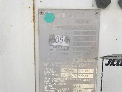 Telescopic Boom Lift JLG 80HX+6 - 86 ft