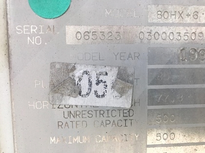 Telescopic Boom Lift JLG 80HX+6 - 86 ft