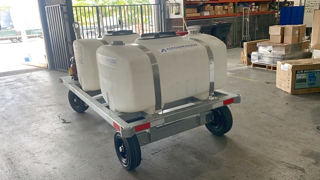 Lavatory Service Cart Standard GSE STD-LC 155/155 Galvanizedw