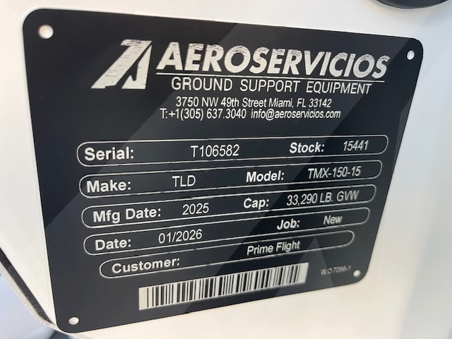 Push Back Tractor TLD TMX-150-15 Tier 4F