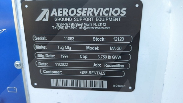 Baggage Tractor Tug MA-30