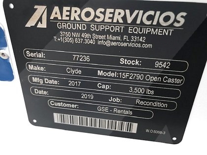 2017 Clyde 15F2790- Open Caster