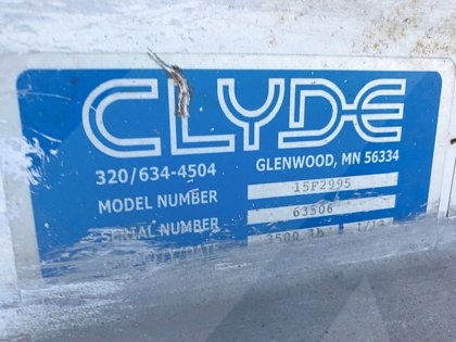 Dollies Clyde 15F2995 Side Load Roller Deck- LD1, LD2 and LD3