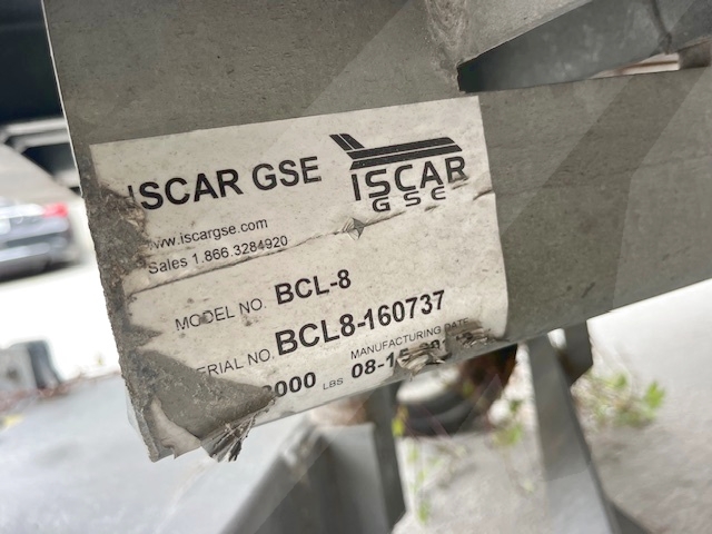 Baggage Carts Closed Iscar BCL-8 Galvanized