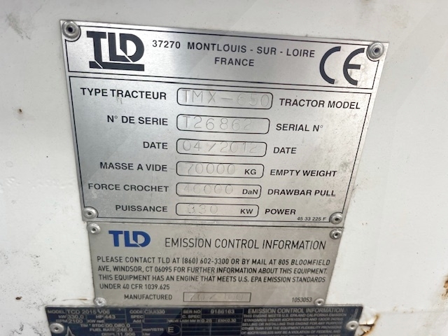 Push Back Tractor TLD TMX-650