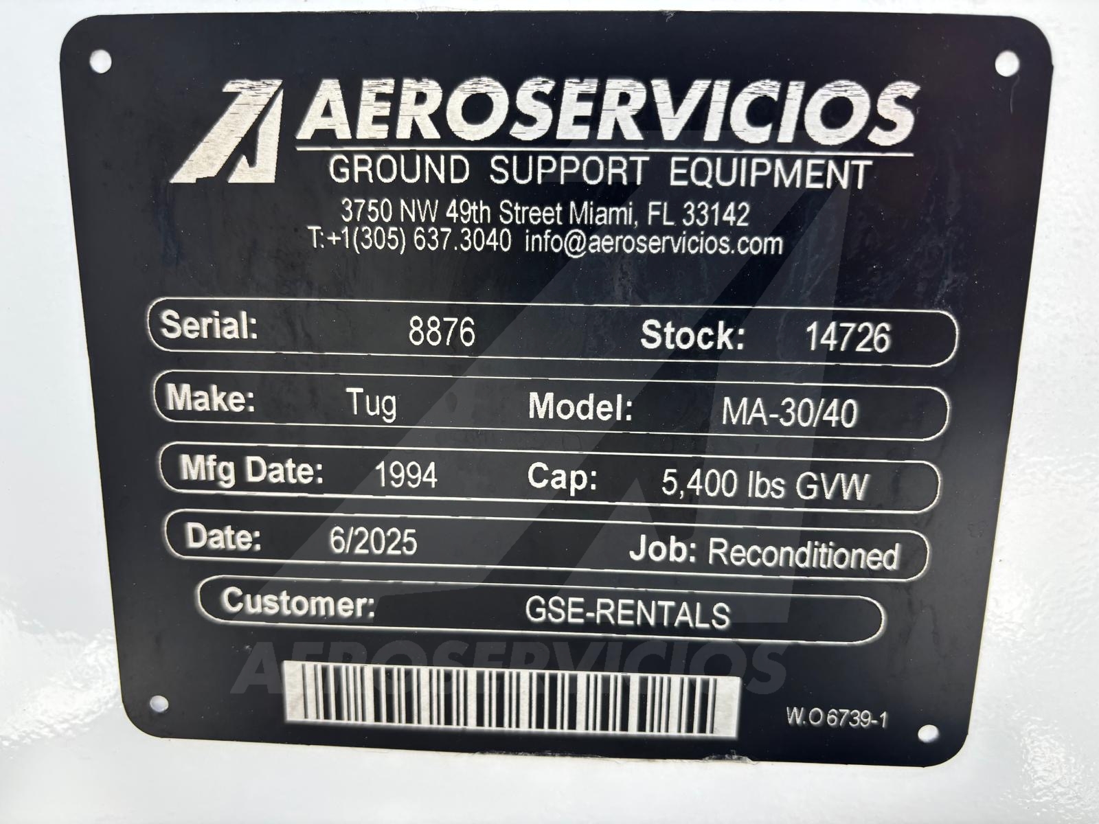 Baggage Tractor Tug MA-30/40 REC