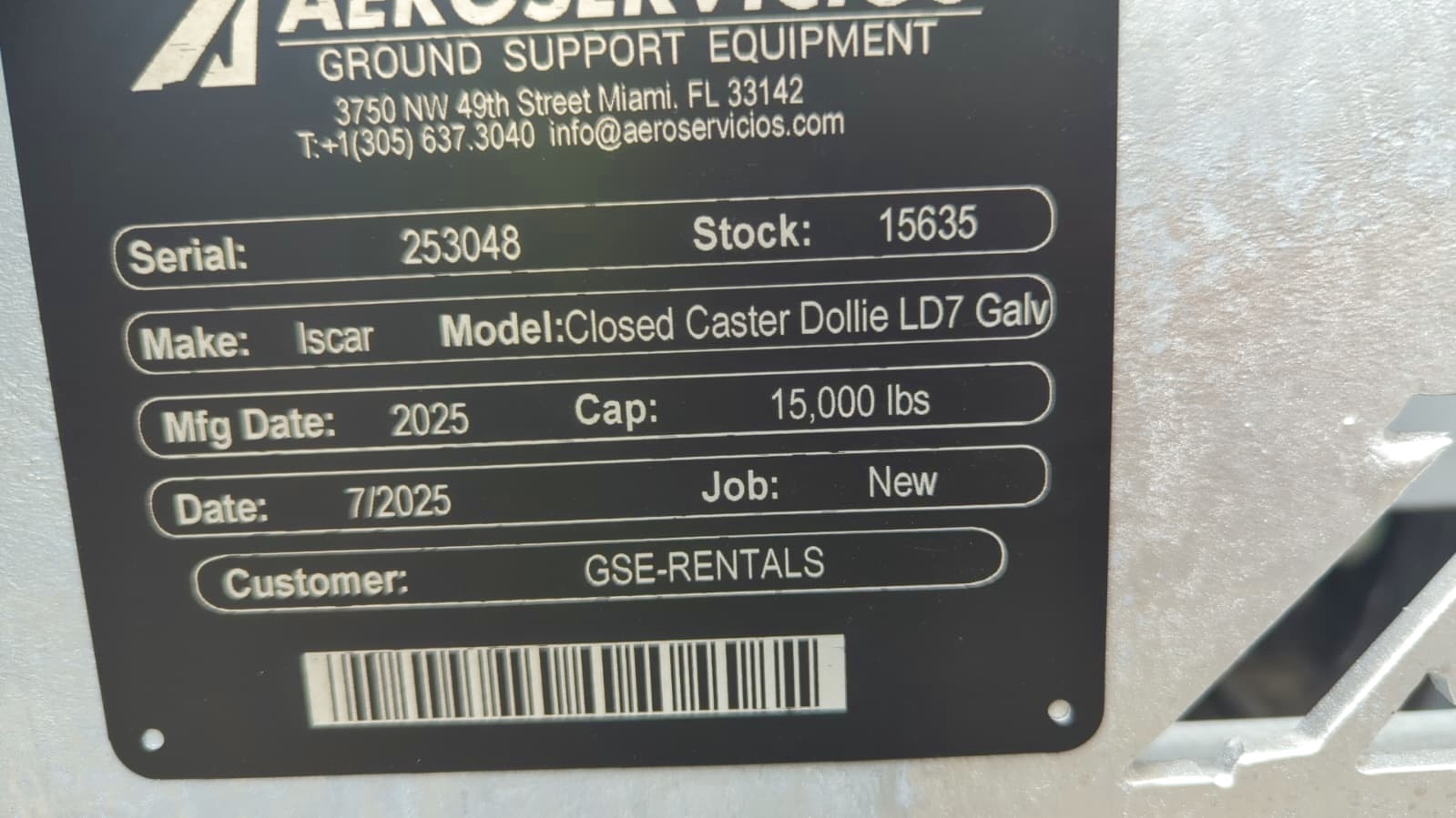 Dollies LD7 Iscar 2025
