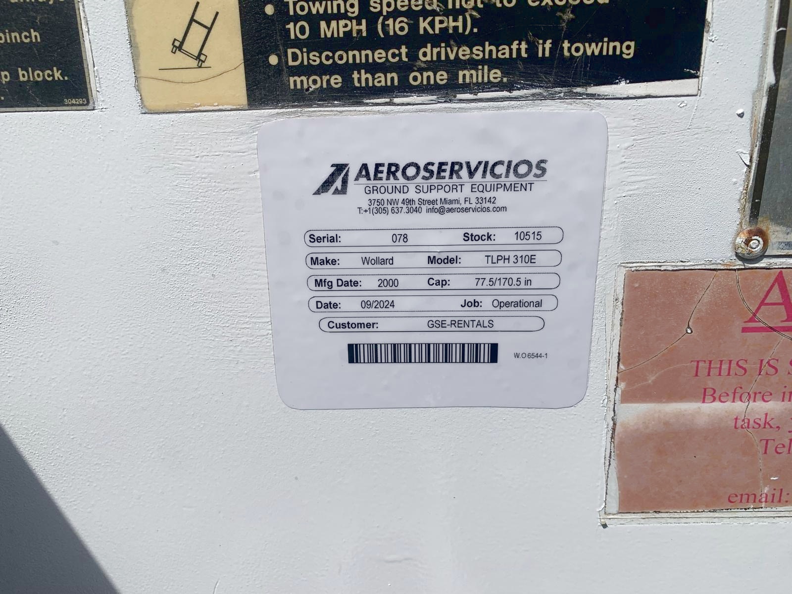 Motorized Passenger Stair Wollard/TLPH-310E - 77.5/170.5 in