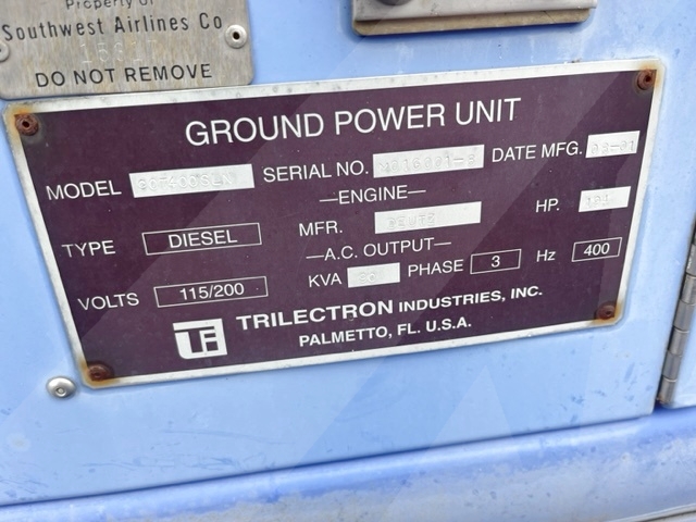 Ground Power Unit Trilectron 90T400SLN - 90 kVA