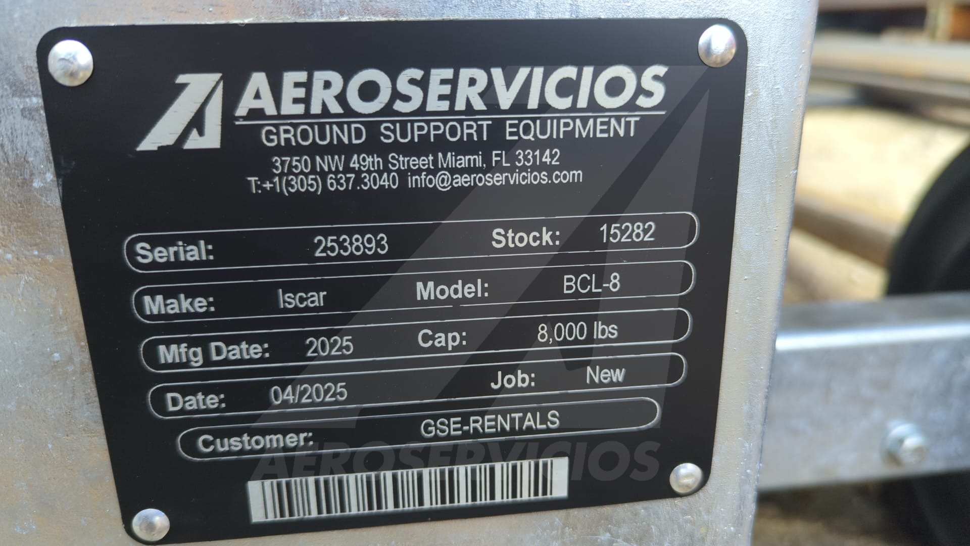 Baggage Carts Closed Iscar BCL-8 Galvanized 2025