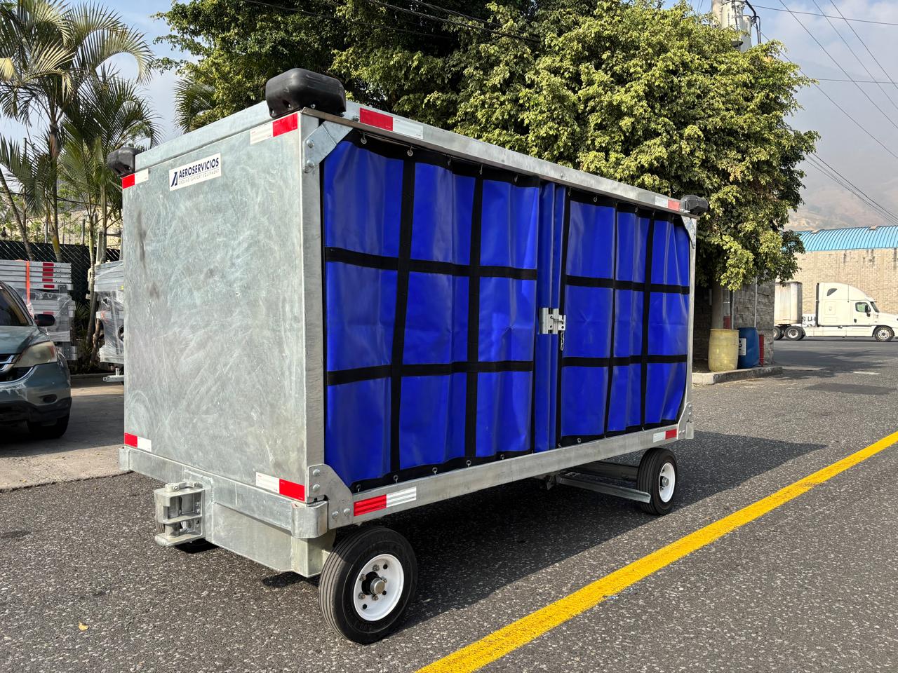 Baggage Carts Closed Standard GSE STD-BCC-4