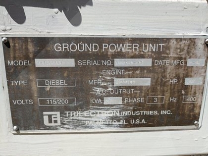 Ground Power Unit Trilectron 90T400SLN - 90 kVA