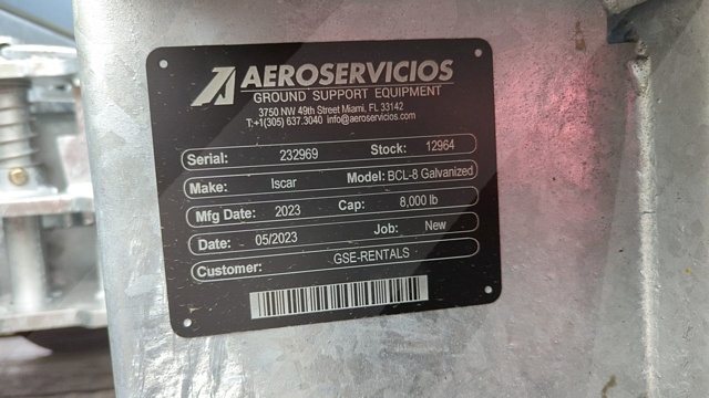 Baggage Carts Closed Iscar BCL-8 Galvanized 2023