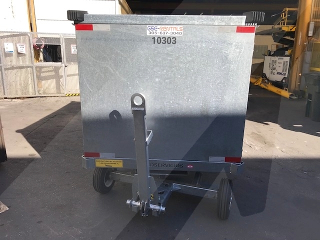 Baggage Carts Closed Iscar BCL-8 Galvanized