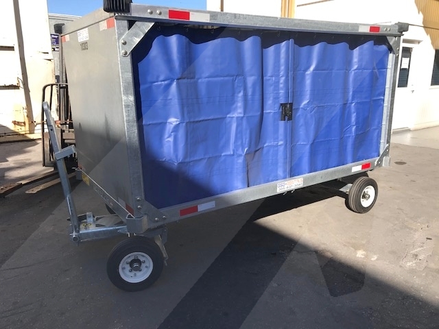 Baggage Carts Closed Iscar BCL-8 Galvanized