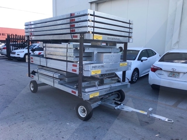 Baggage Carts Closed Iscar BCL-8 Galvanized