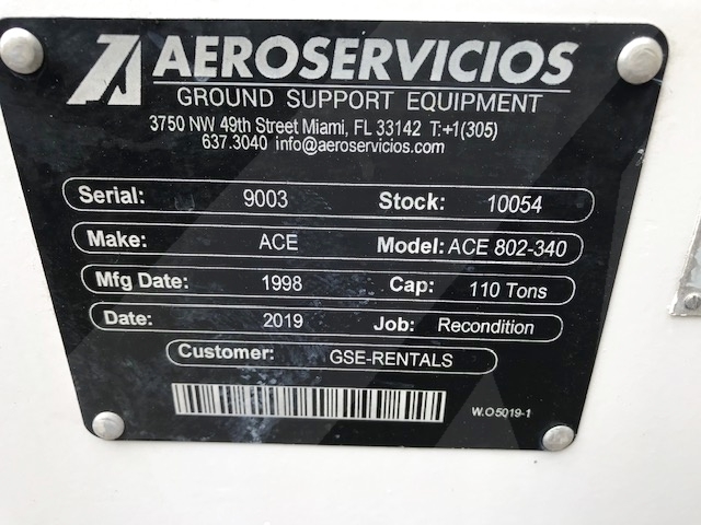 Air Conditioning Unit ACE 802-340 - 110 Tons