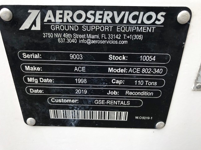 Air Conditioning Unit ACE 802-340 - 110 Tons