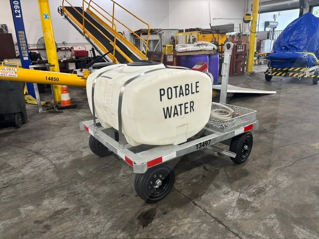 Potable Water Service Cart STD-PC-155 Galvanized