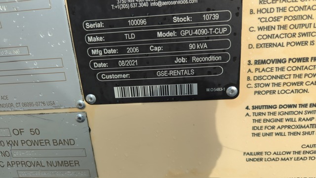 Ground Power Unit TLD GPU 4090-T-CUP