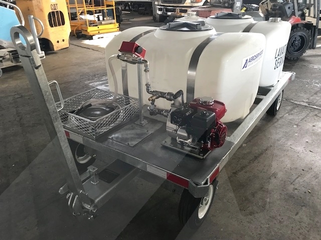 Lavatory Service Cart STD-LC-155-155 Galvanized