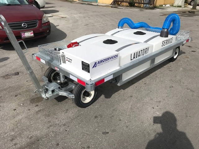 Electric Lavatory Service Cart - Standard GSE STD LC 110/110 ELP