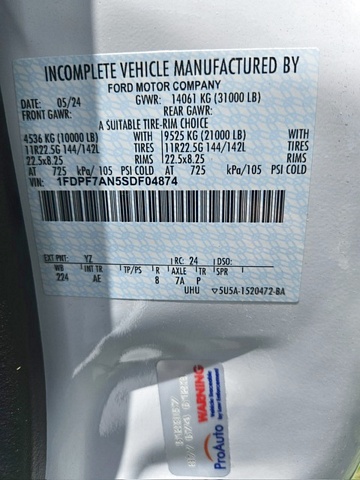Truck Chassis Ford F-750 2025