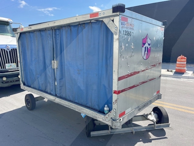 Baggage Carts Closed Iscar BCL-8 Galvanized 2023