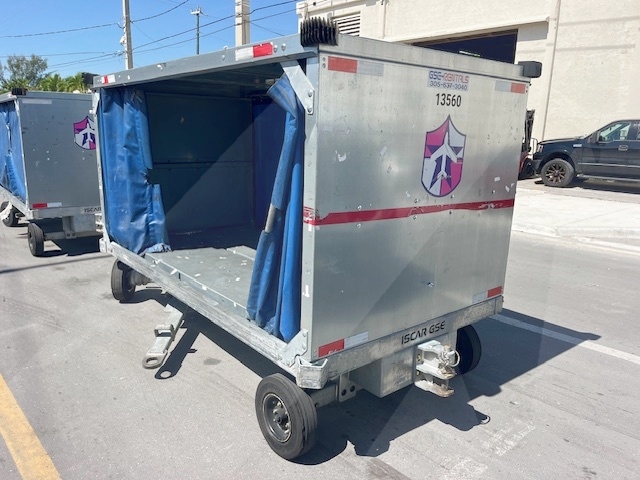 Baggage Carts Closed Iscar BCL-8 Galvanized 2023