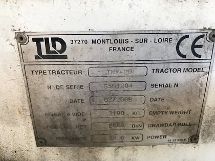 Baggage Tractor TLD TMX-20