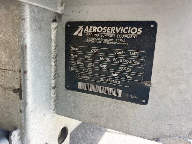 Baggage Carts Closed Iscar BCL-8 Galvanized 2023