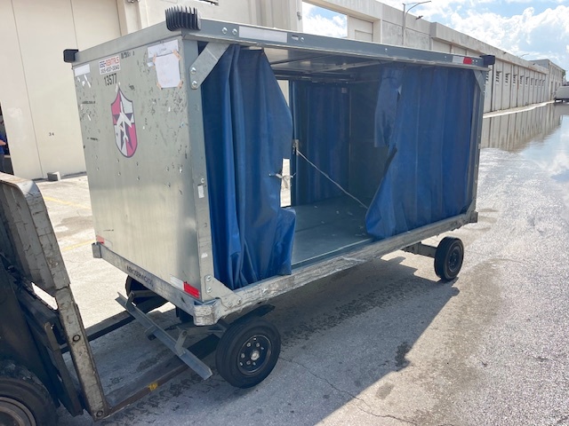 Baggage Carts Closed Iscar BCL-8 Galvanized 2023