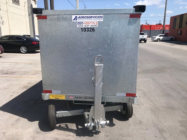 Baggage Carts Closed Iscar BCL-8 Galvanized