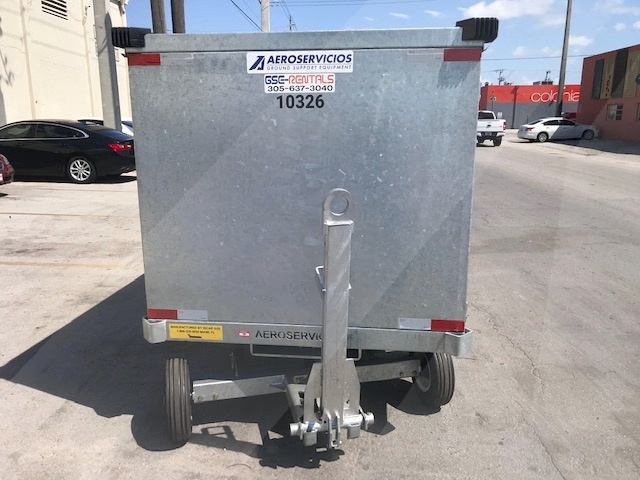 Baggage Carts Closed Iscar BCL-8 Galvanized