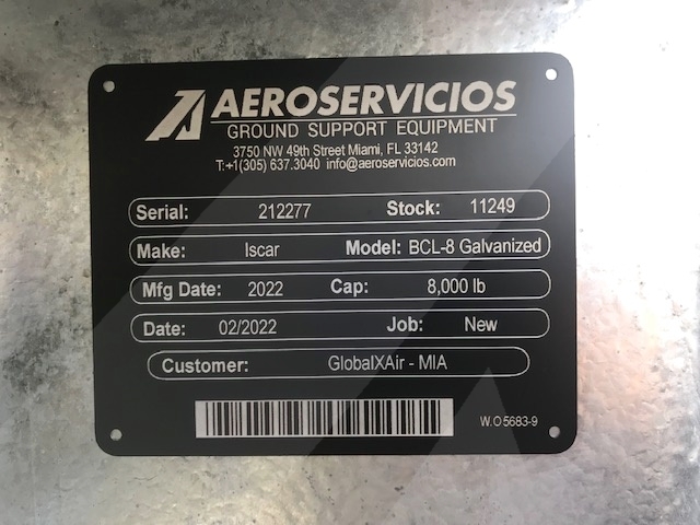 Baggage Carts Closed Iscar BCL-8 Galvanized 2022